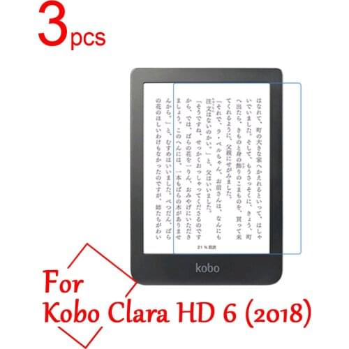 3pcs Ultra Clear/Matte/Nano anti-Explosion LCD Screen Protector Film guard Cover For Kobo Clara HD 6 (2018) Protective Film