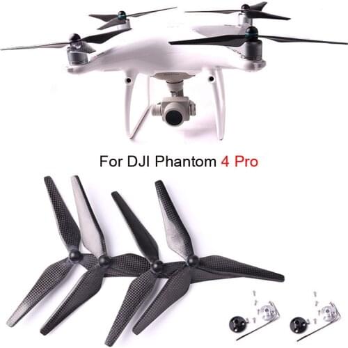 BRDRC 4pcs/set 9450s Carbon Fiber Propeller CW/CCW 3-Blade Prop Propellers For DJI Phantom 4 Pro/Adv Drone