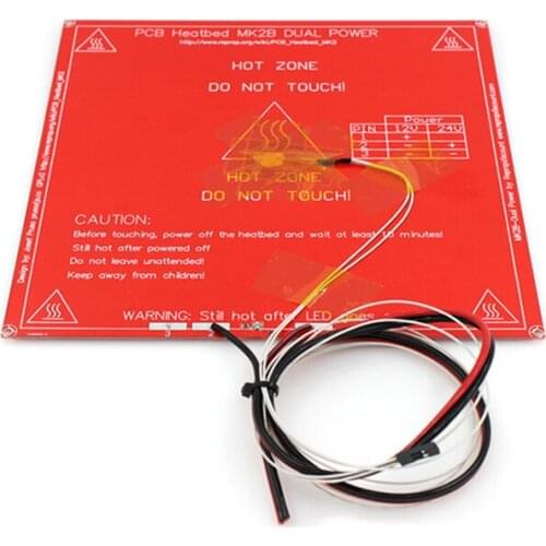 3D printer accessories MK2B heating bed double voltage circuit board FR4MK2BNTC temperature sensor with terminal