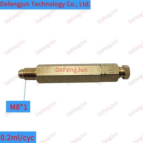 Detective Volumetric oil Distributor lubrication separator valve piston dispenser manifold 0.2ml/cyc