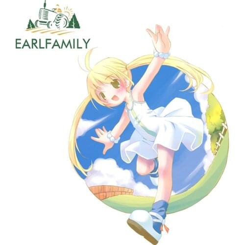 EARLFAMILY 13cm x 9.5cm for Broken Music Box Girl Anime Car Sticker Scratch-Proof Car Assessoires Vinyl Decal Windows Decoration