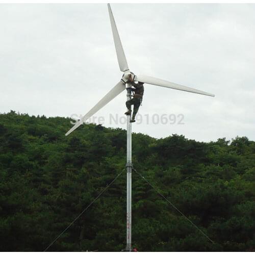 Hot sale 3kW 120v hotrizontal wind turbine home use hight efficient