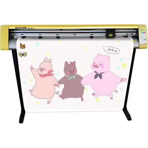 Sticker cutting machine vinyl cutter with optical sensor vinyl graphics affordable price plotting machine