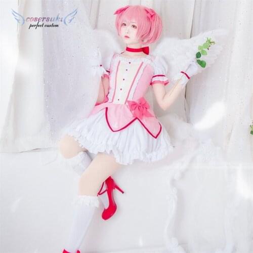 Puella Magi Madoka Magica Kaname Madoka Cosplay Costume for Hallowen Christmas Carnival