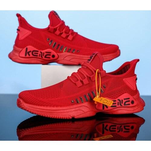 Hot-Selling Classic Casual Sneakers For Mens Mesh High Quality Breathable Lightweight Male Sports Running Tenis Shoes Spring