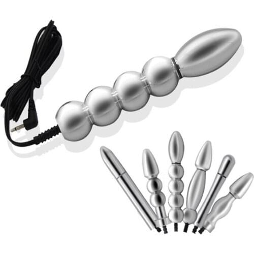 Metal Anal Plug Electric Shocker Anal Toys Stimulate Prostate Massager Anal Dilator Butt Plug Sex Shop Sex Toys For Women Men