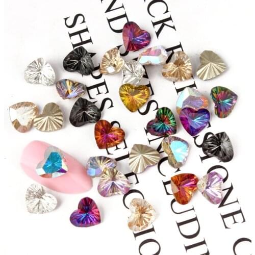 8mm Mocha Rounded Square Rhinestones Candy colors Glass Crystal For DIY 3D Nail art accessories