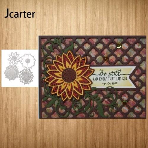 2021 New Arrival Metal Cutting Dies Blooming Flowers Craft Handmade Knife Mould Blade Punch Stencils Dies Cut Scrapbook Model