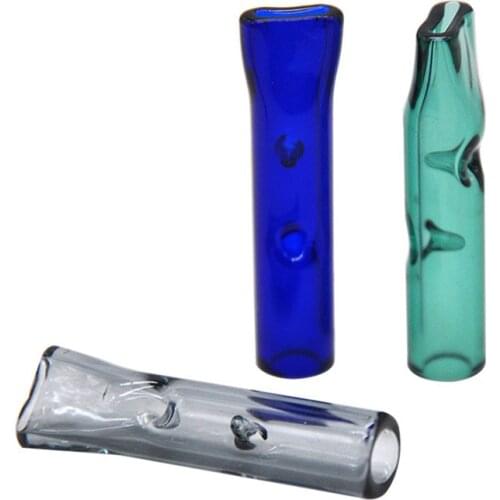 New Glass Reusable Paper Flat Rolling Filter Tips Rolling Paper Mouth Tips 36MM Hand Rolls Paper Cigarette Holder Cone Maker