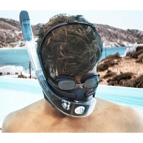 2021 Innovative Design Silicone Snorkeling Mask Split Diving Mask Full Dry Snorkel Underwater Swimming Goggles Diving Equipment