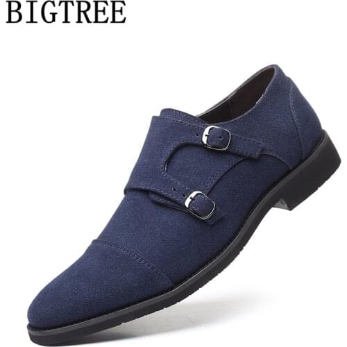 Office Shoes for Men 2020 Formal Shoes Men Classic Coiffeur Double Monk Strap Shoes Plus Size Italian Brown Dress Ayakkabi Erkek