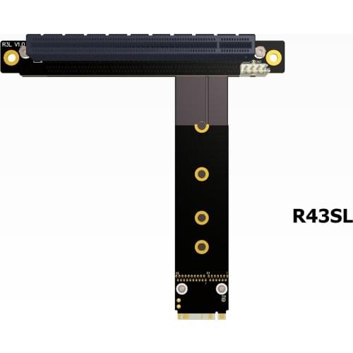 PCI-E 3.0 Riser Card M.2 for NGFF for NVMe to PCIe x16 Extension Cable Gen3 SATA Power Cable 32G/bps for BTC Miner