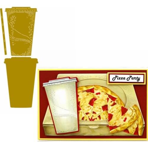 Plastic Drinking Cup Metal Cutting Dies Cup Die Cuts For Scrapbooking Card Making DIY Decoration New 2019 Embossed Crafts Card