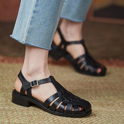 Black Platform Sandals Fashion Womens Shoes 2021 Summer Heels Suit Female Beige Espadrilles Luxury Girls Flat Comfort Real Nude