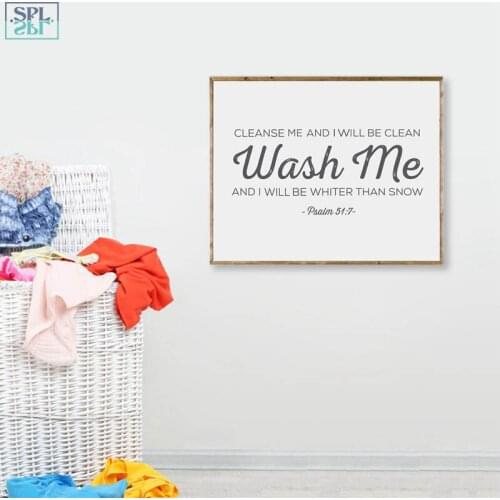 SPLSPL Abstract Black and White Scripture Quote Poster and Print Canvas Painting Cuadros Decoracion Wall Picture for Living Room