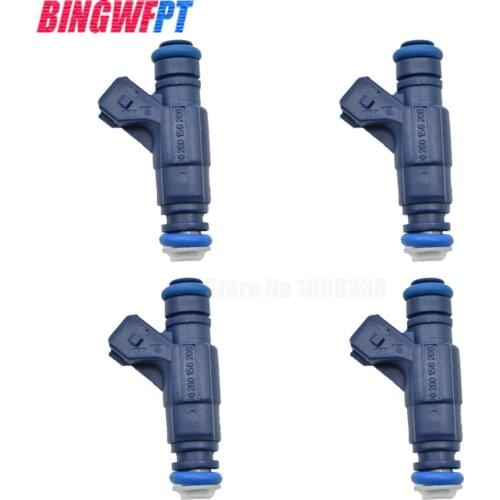 4pcs Fuel Injectors 0280156208 1202863 Fits For 2005-2015 Polaris RZR Sportsman Ranger EFI 700 800