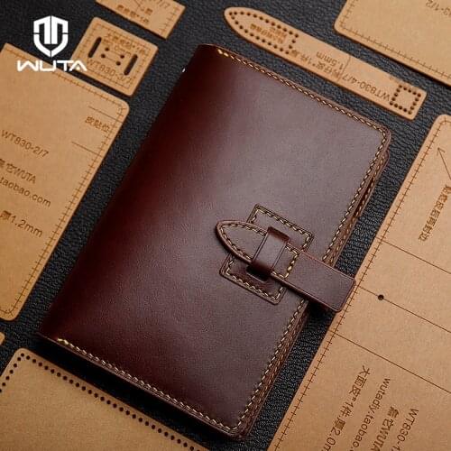 WUTA 830/831 DIY Journal Notebook Acrylic Template Diary Notebook Leather Clear Acrylic Pattern Help Cutting Leather Craft Tools