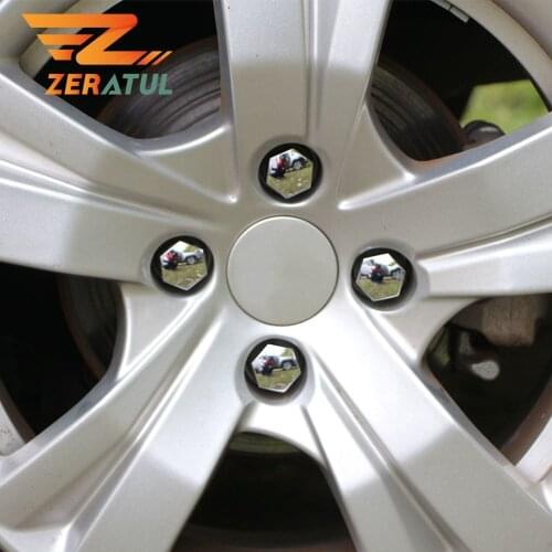 Zeratul for Citroen C3 for Peugeot 208 2008 3008 2012 2013 2014 2015 2016 16 Pcs/Set Abs Chrome Wheel Hub Caps Cover Accessories