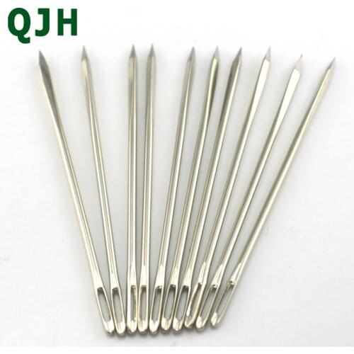10pcs/set Stainless Steel 7cm length handwork Leather Sewing needles rhombus triangular pin for leather goods production&repair