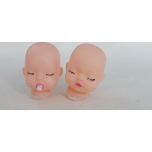 10PCS/LOT 430mm Cute doll head for diy fur ball findings