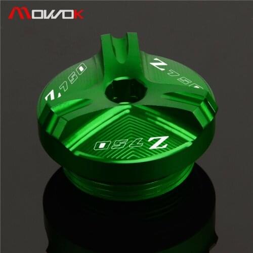 Motorcycle Accessories For KAWASAKI Z750 Z750S 2004 2005 2006 2007 2008 2009 2010 CNC Engine Magnetic Oil Drain Plug