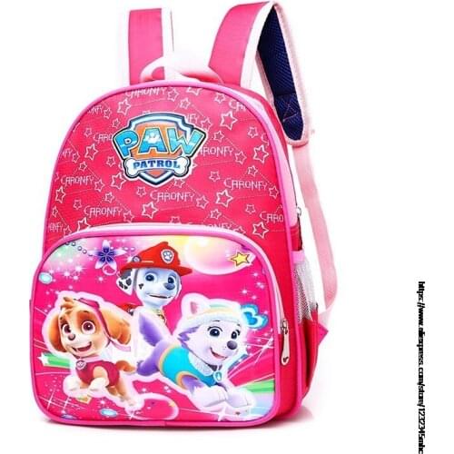 Kids Cartoon Anime Mini Backpack Cute Children PAW PATROL Machines Kindergarten Knapsack birthday gift