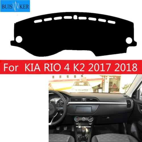 For KIA RIO 4 K2 2017 2018 Dashboard Cover Dashmat Dash Mat Pad Sun Shade Dash Board Cover Carpet