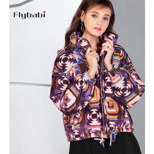 Flybabi Women's Short Down Jackets