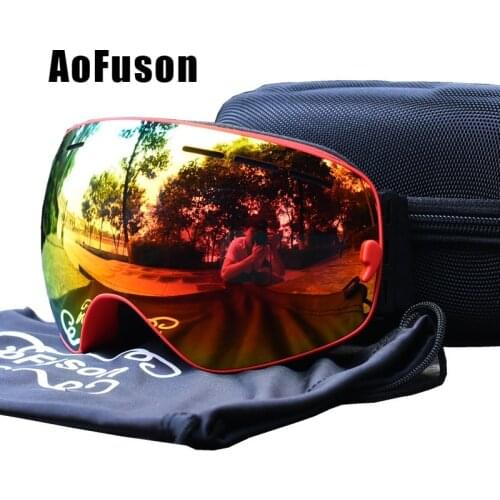 Ski Goggles,Winter Snow Sports Snowboard Goggles with Anti-fog UV Protection for Men Women Youth Snowmobile Skiing Skating mask