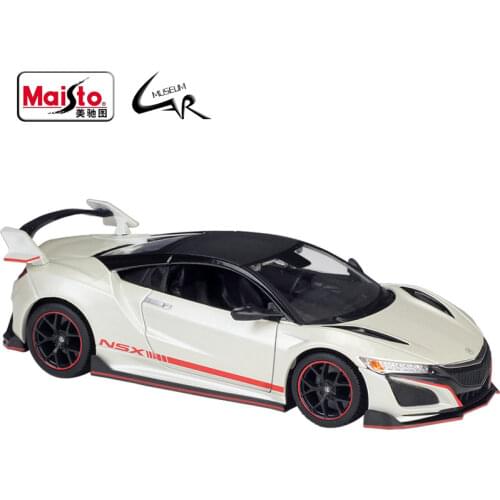 Maisto 1:24 Design 2018 Acura NSX Super Sport Cars Metal Diecast Car Collections Gift Toy