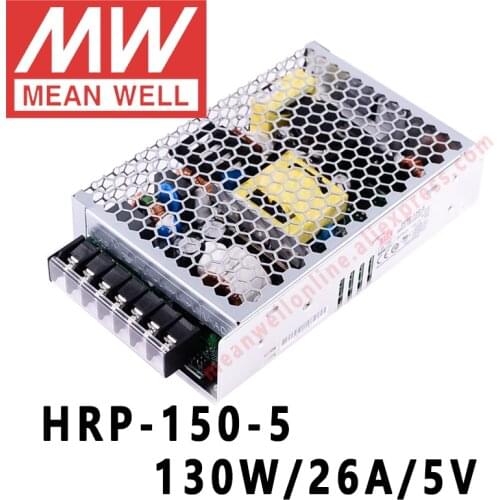 Mean Well HRP-150-5 meanwell 5V/26A/130W DC Single Output with PFC Function Switching Power Supply online store