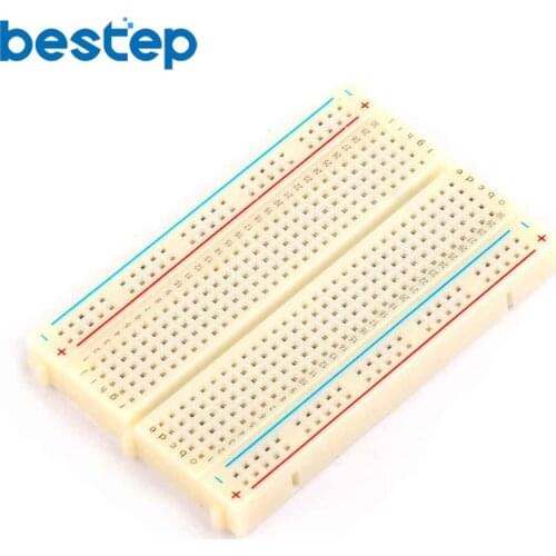 1PCS Mini Bread Board / Breadboard 8.5x5.5cm 400 Holes
