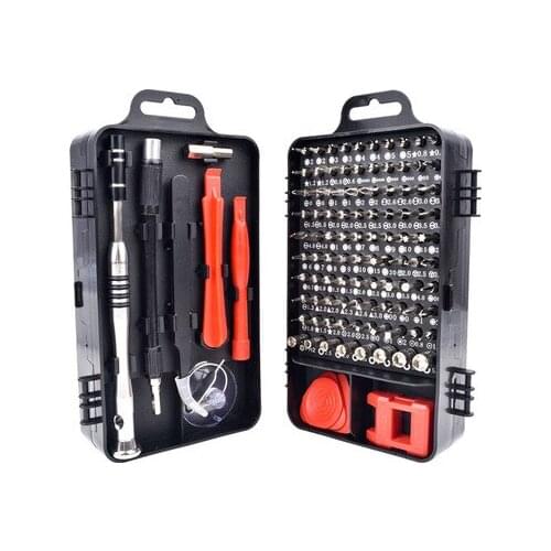 110 In 1 Mini Screwdriver Set of Screw Driver Bit Set Precision Set For Laptops Phone Watch Tablet Electronic Device Hand Tool