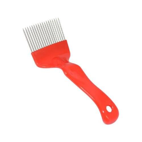 18 or 21 pin Beekeeping Tool Straight Needles Uncapping Forks handle Stainless Steel Honey Sparse Rake Shovel Comb Bee Equipment