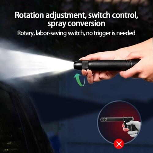 Spray Gun Adjustable Metal Nozzle Hose Sprinkler System High Pressure Washer Car Wash Garden Plant Watering Water Gun Portable