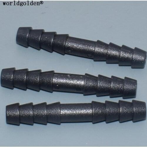 Worldgolden 100pcs plastic fasteners Hose Connector Barbed On Both Ends