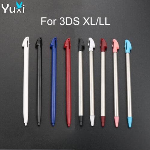 YuXi 2pcs/lot Plastic and Metal Touch Screen Stylus Pen For Nintendo For 3DS XL LL Game Accessories
