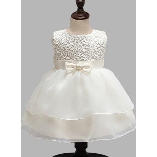Baby Girl Dress Floral Newborn Princess Tutu Dresses Formal Clothes Summer Clothing Girls Lace Ball Gown Robe