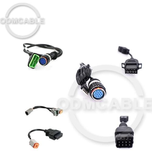 Full Set Vocom PENTA Marine Diagnosis VODIA VODIA5 DIAGNOSTIC cable Kit OBD II vocom diagnostic cable with usb contact tool