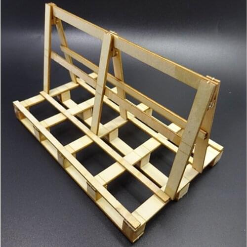 Rc Toys Truck Transport Wooden Frame Scene Model For 1/14 Scale Remote Control Toy Car Tamiya Tractor Trailer Simulation Parts