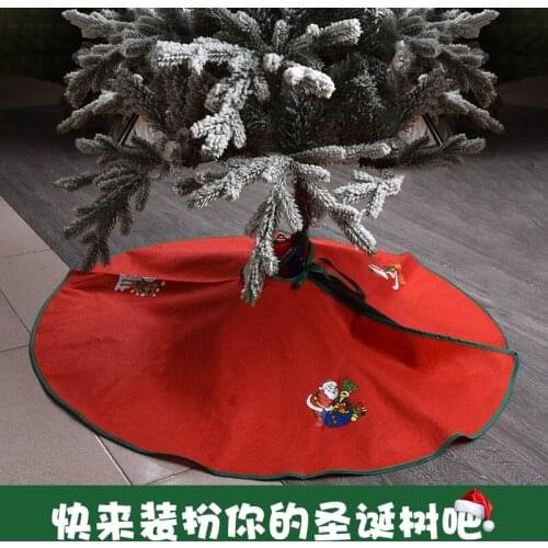 Christmas decorations skirt tree bottom apron 90CM tree scene decoration ornaments