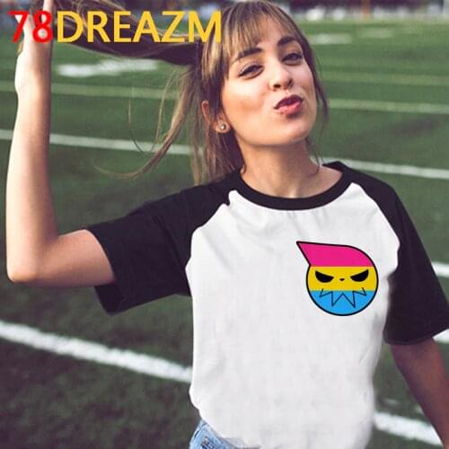 Soul Eater summer top men plus size harajuku kawaii vintage couple grunge t shirt top tees vintage graphic tees women