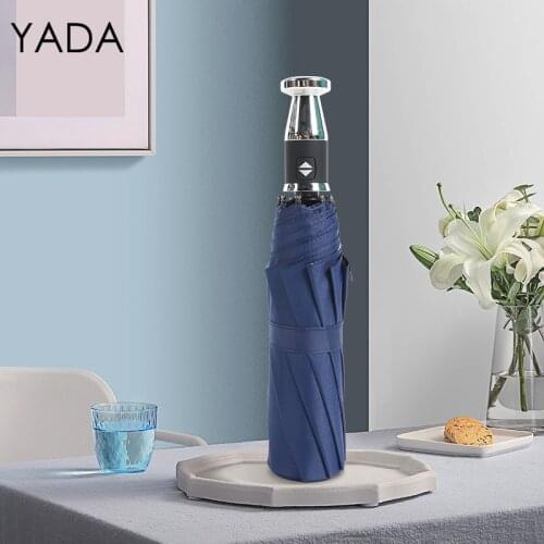 YADA New Fashion Pure Business 10 Bones Big Automatic Umbrella Rain UV Umbrella For Women Man Windproof Umbrellas YS200244