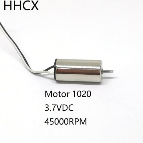 2PCS/LOT Micro Coreless motor 1020 for DIY Helicopter 3.7VDC 50000RPM 10*20 MM 10mm x 20mm