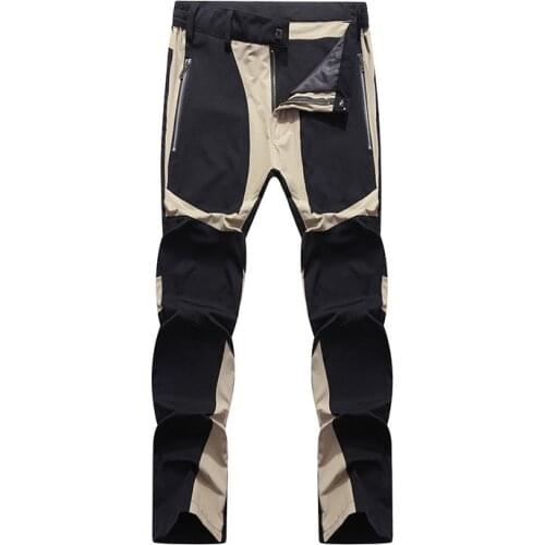 2020 Summer-Spring Men Waterproof Windproof Outdoor Uv protection Breathable Quick-drying Pants Camping Hiking Cycling Trousers