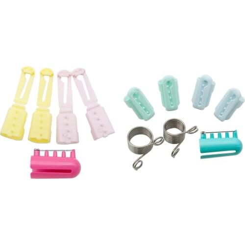 5 Pieces Knitting Crochet Loop Ring Yarn Guide Finger Holder, Knitting Crochet Thimble, Finger Loop Ring Braided Ring