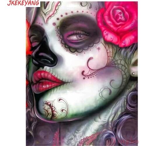 5D DIY square/round Diamond Painting Beauty and flowers Cross Stitch Diamond Embroidery Pattern Rhinestone J2850