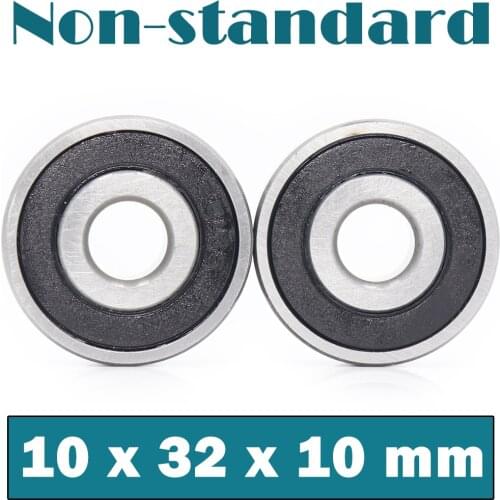 2PCS 6201/10 2RS Non-standard Ball Bearings 10*32*10 mm ABEC-1 103210 Bearing