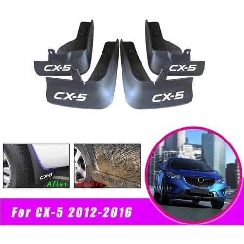 Car Rear Front Mud Flaps Fender Flares Splash Guards Mudguards for Mazda CX-5 CX5 2012 2013 2014 2015 2016