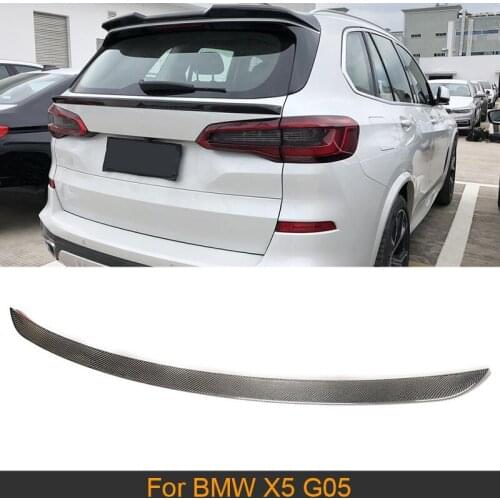 Car Rear Trunk Middle Wing Spoiler for BMW X5 2019 2020 Rear Wing Spoiler Boot Lid Carbon Fiber